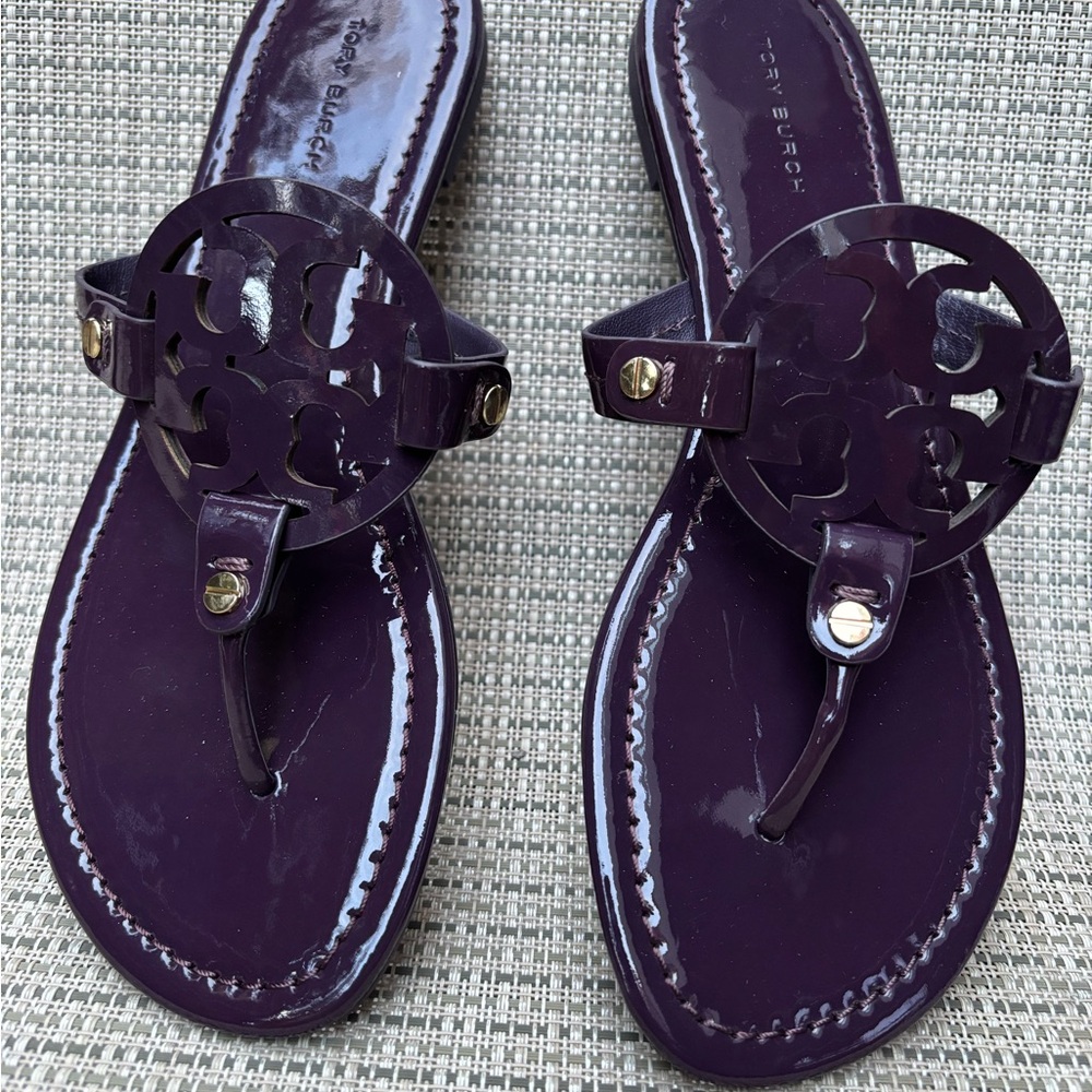 Tory Burch Miller Patent leather sandals - Picture 14 of 15